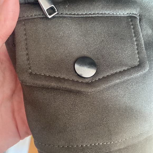 Banana Republic Vegan Suede Moto Jacket - Picture 4 of 9